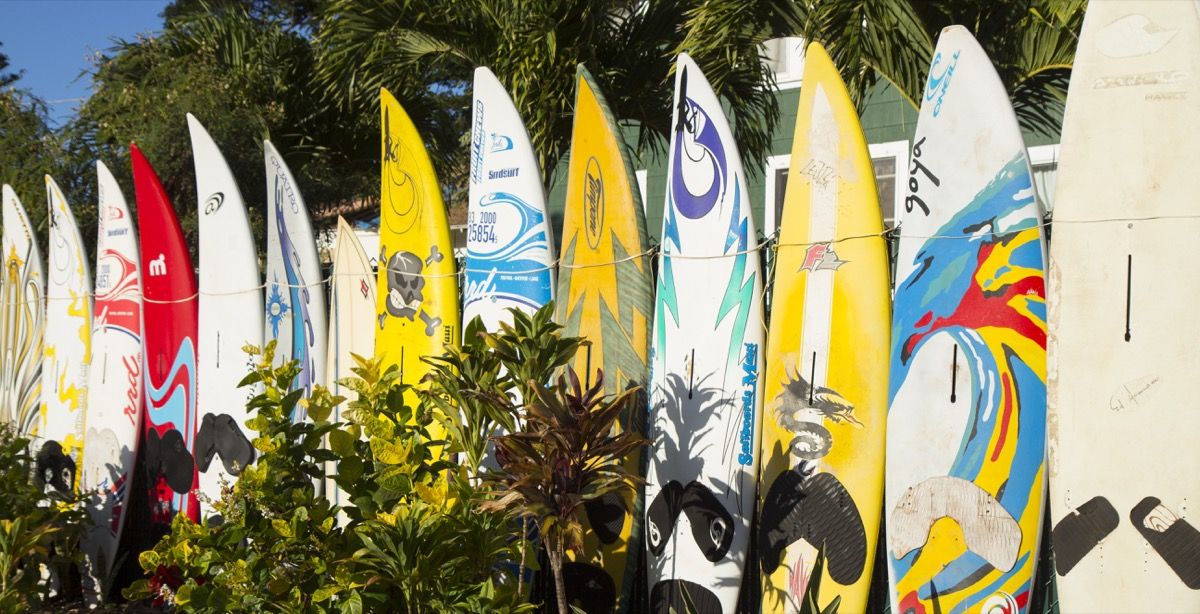 surffilauta aita Havaijilla