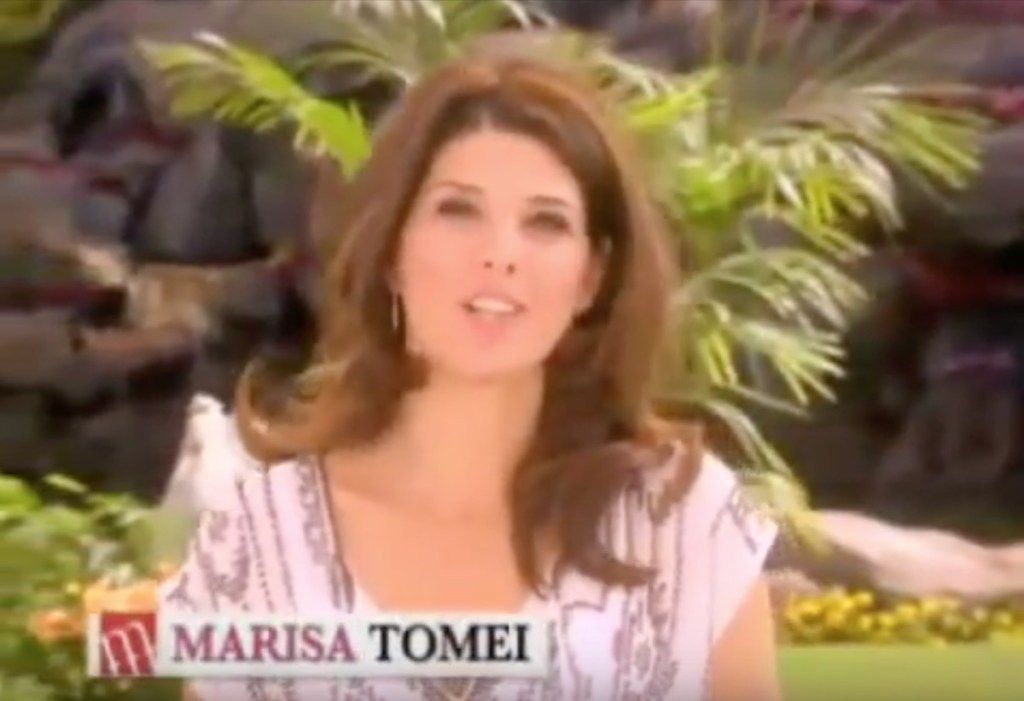 реклама Марисы Томей, рекламный ролик знаменитостей