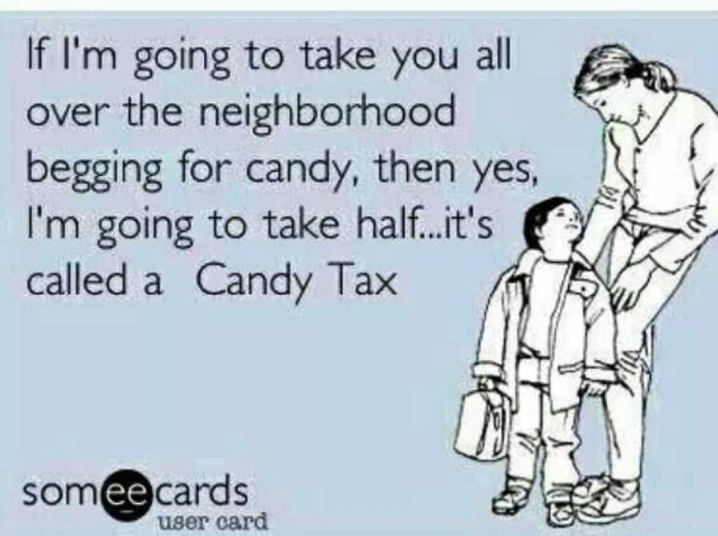 مضحك هالوين ميمي الحلوى الضرائب الآباء