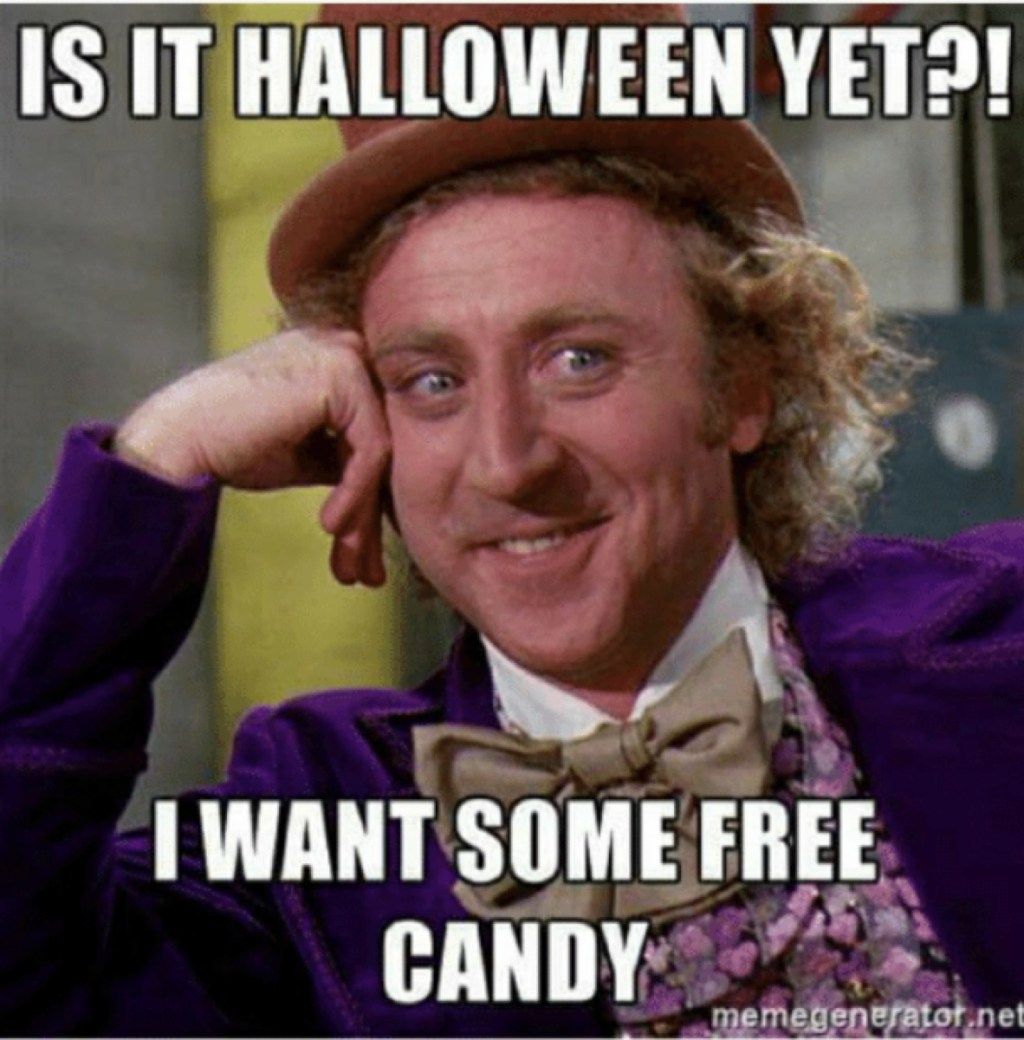 مضحك هالوين ميمي حلوى مجانية