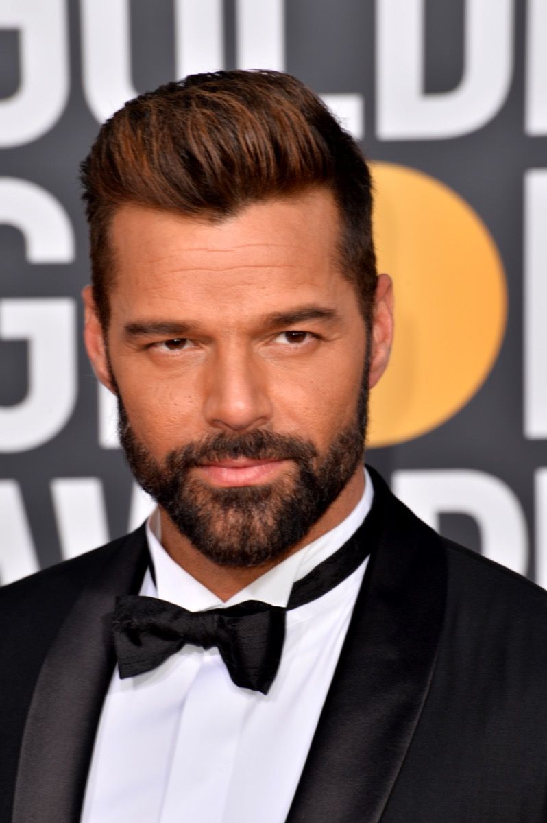 Ricky Martin på Golden Globe Awards i 2019