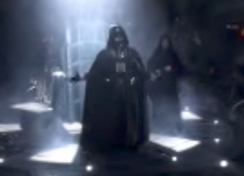 Revenge of the Sith Darth Vader grappen in niet-comedy