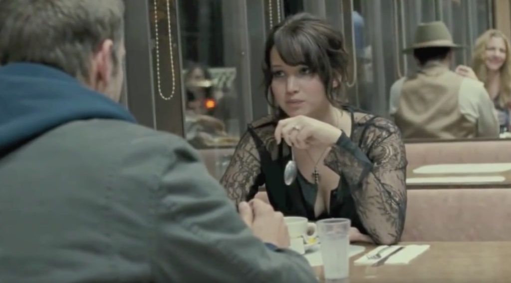 Silver Linings Playbook Diner Scene Bromas en películas que no son de comedia
