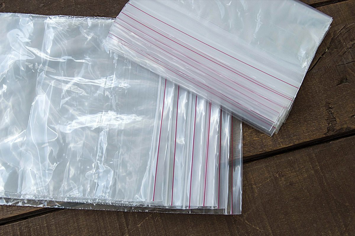 plastic zakjes voor het koelen van voedsel