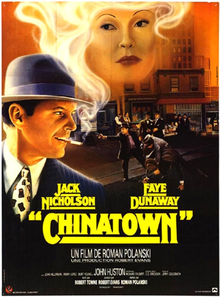 Chinatown-filmplakat {glade alternative filmafslutninger}