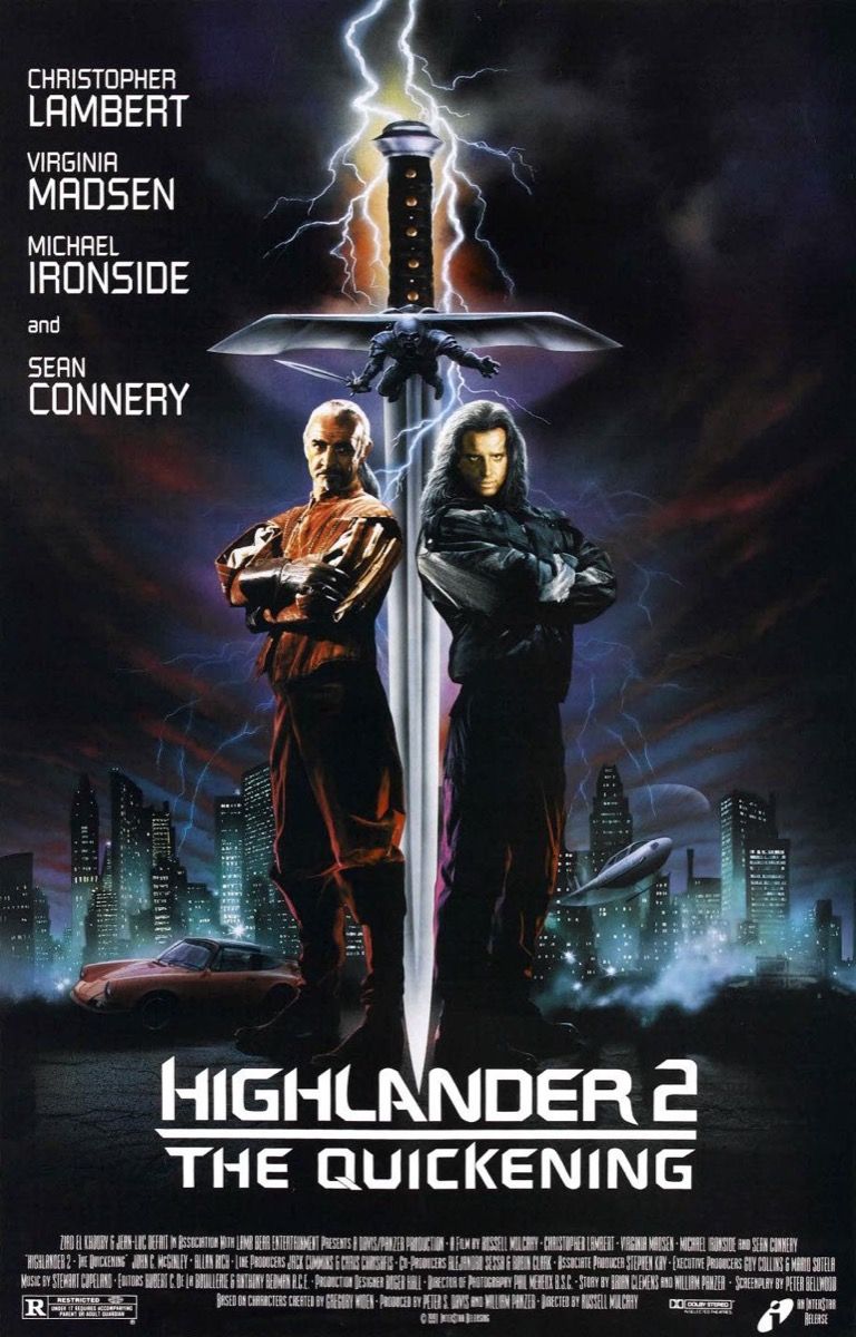 Highlander 2 filmplakát {Boldog alternatív filmvégek}