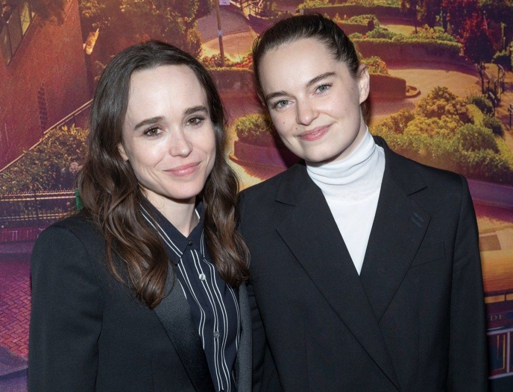 Ellen Page dan Emma Portner pada pemutaran perdana