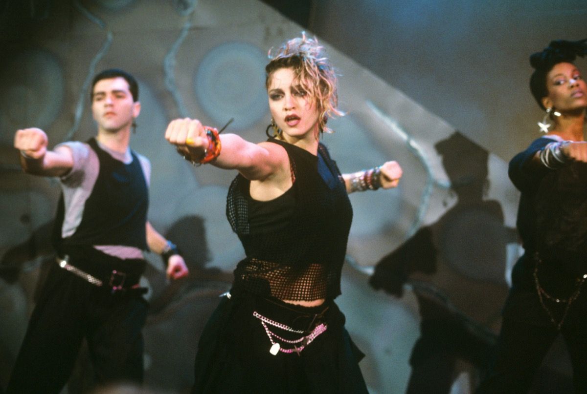 Madonna biểu diễn năm 1984
