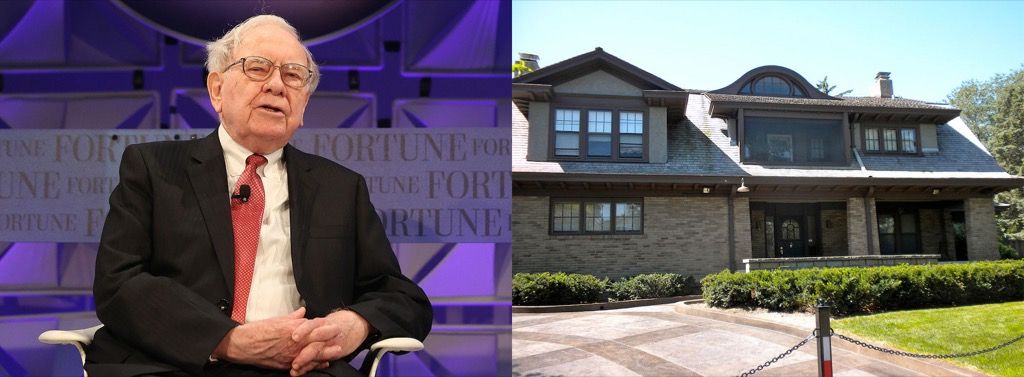 Warren Buffett Berømtheder, der bor i beskedne hjem