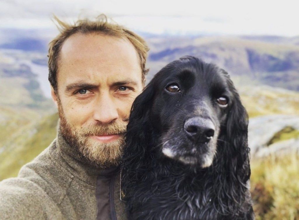James Middleton ve köpeği