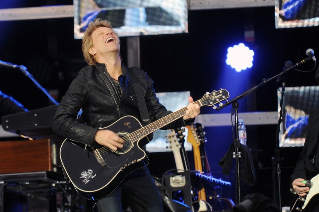 Jon Bon Jovi na dan, ko je izbral zakonsko zvezo nad norostjo