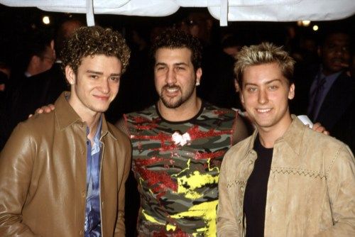 Justin Timberlake, Joey Fatone, Lance Bass ในปี 2000