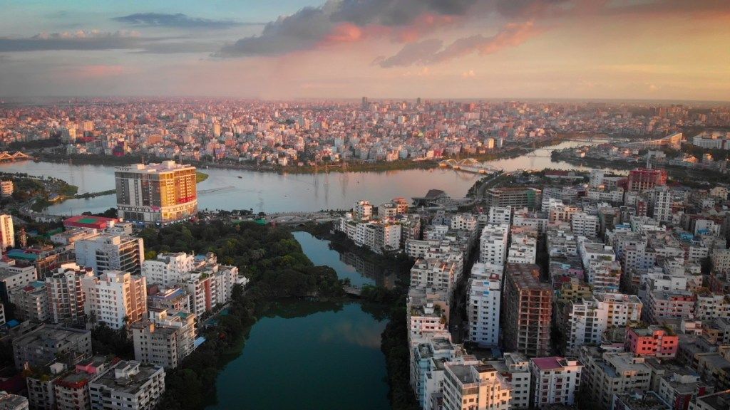 pogled iz zraka na Dhaka Bangladeš, wow zanimljive činjenice
