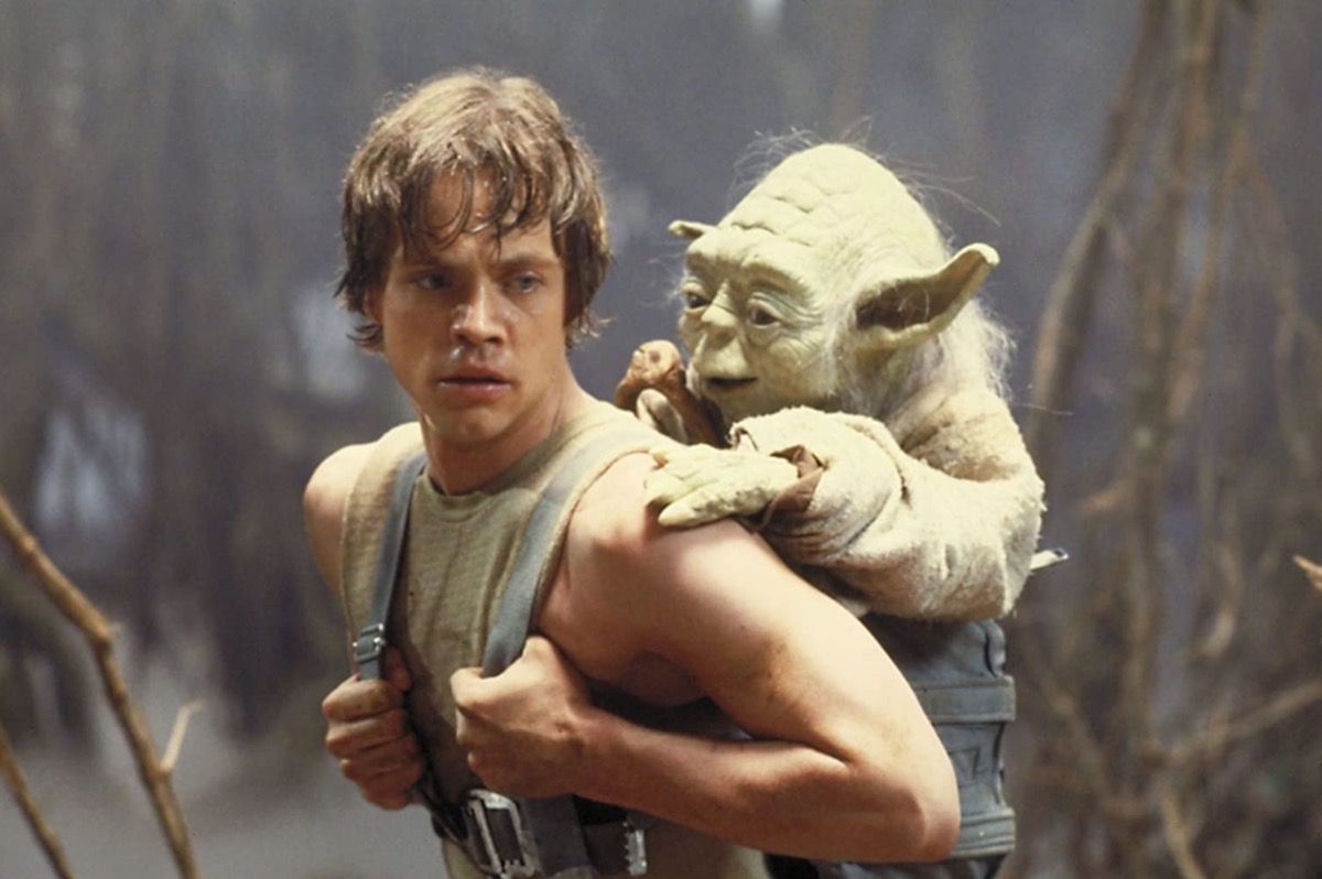 Luke in Yoda, Empire Strikes Back