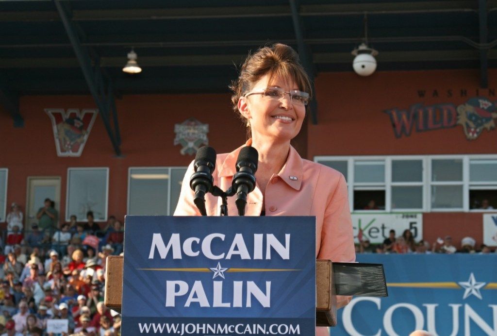 2008 년 부통령에 출마 한 사라 페일 린