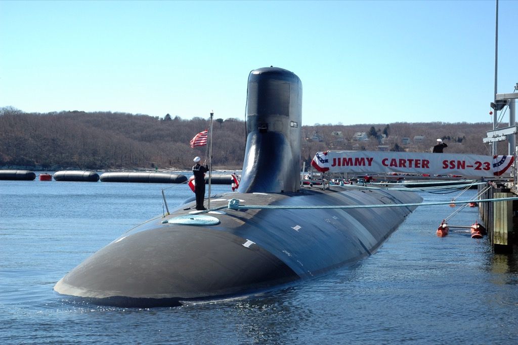 El submarí USS Jimmy Carter, el que el govern amaga