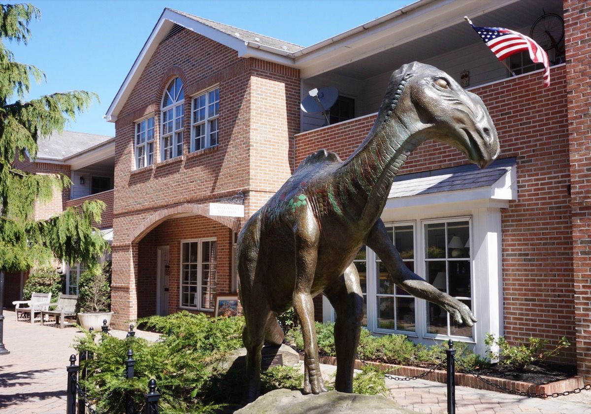 Hadrosaurus-Skelett im New Jersey