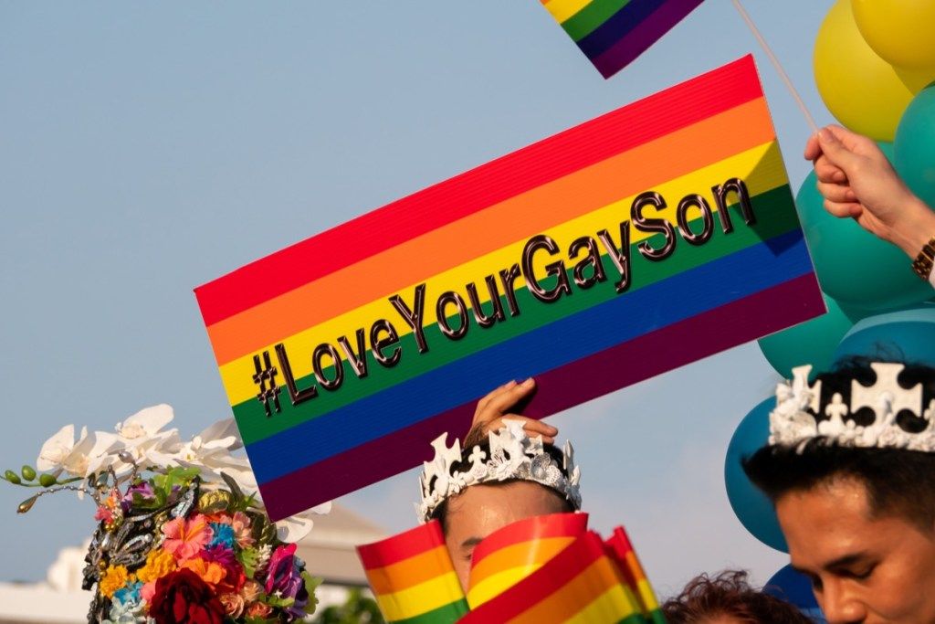 λατρεύω το γκέι γιο σου στο Pattaya υπερηφάνεια στην Ταϊλάνδη φωτογραφίες από γιορτές υπερηφάνειας