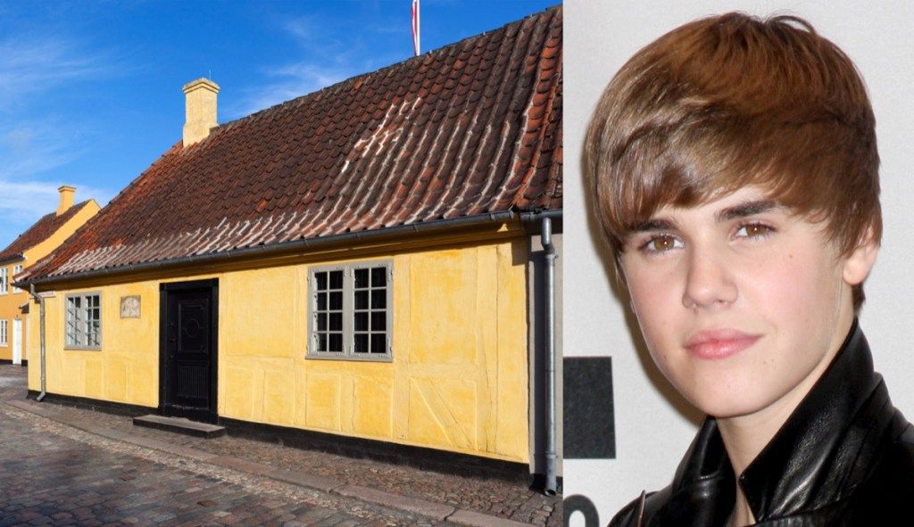 Justin Bieber i njegova izgledom slična kuća