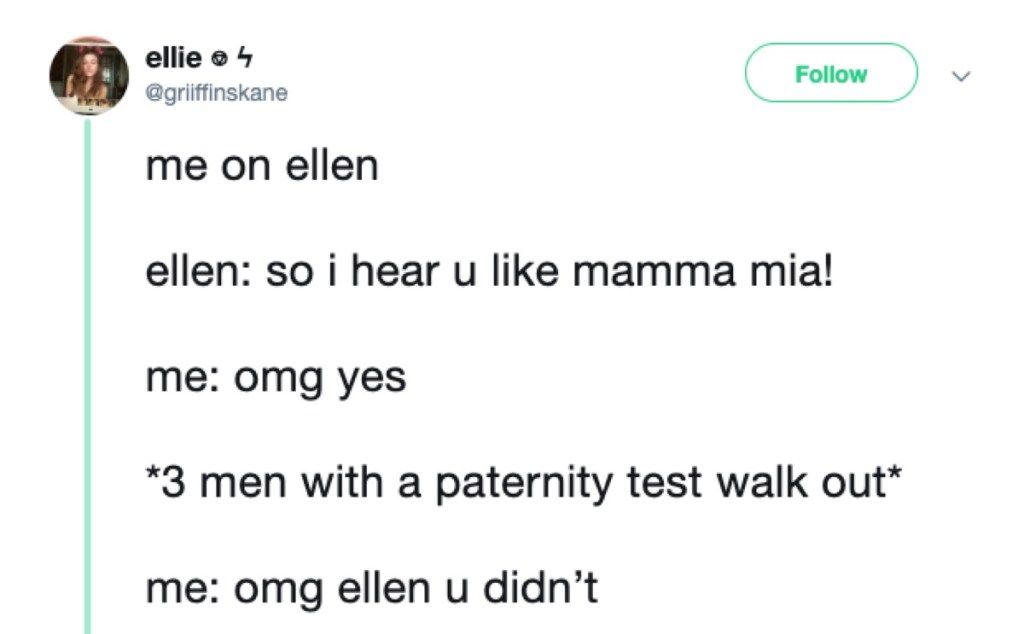 Me on Ellen Meme, 2019 meemit