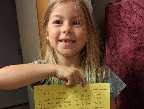 maestra escribe una carta al hada de los dientes, se vuelve viral
