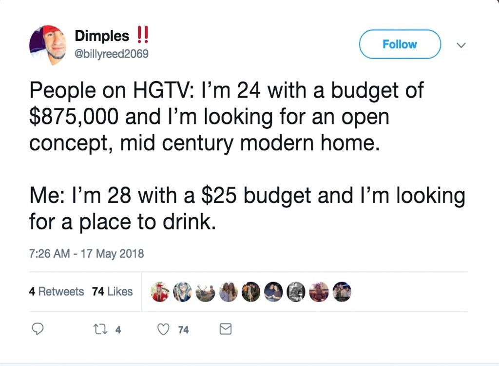 HGTV: n budjetin hauskimmat kodinsuunnittelun vitsit