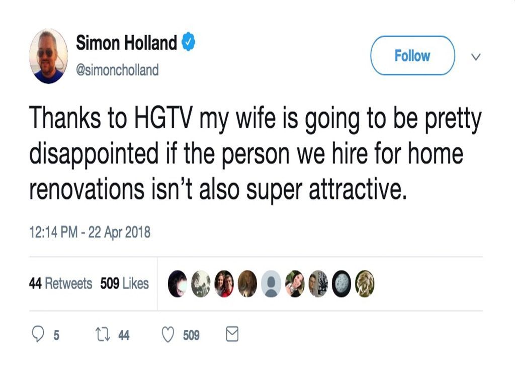 Simon Holland grappigste huisontwerp show grappen