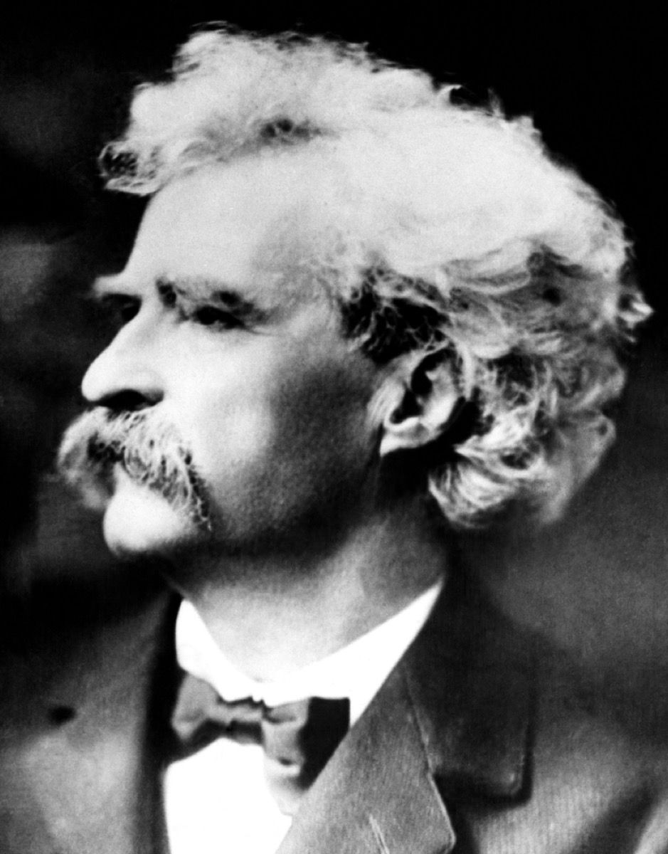 Mark Twain portrets, pārsteidzošas sagadīšanās
