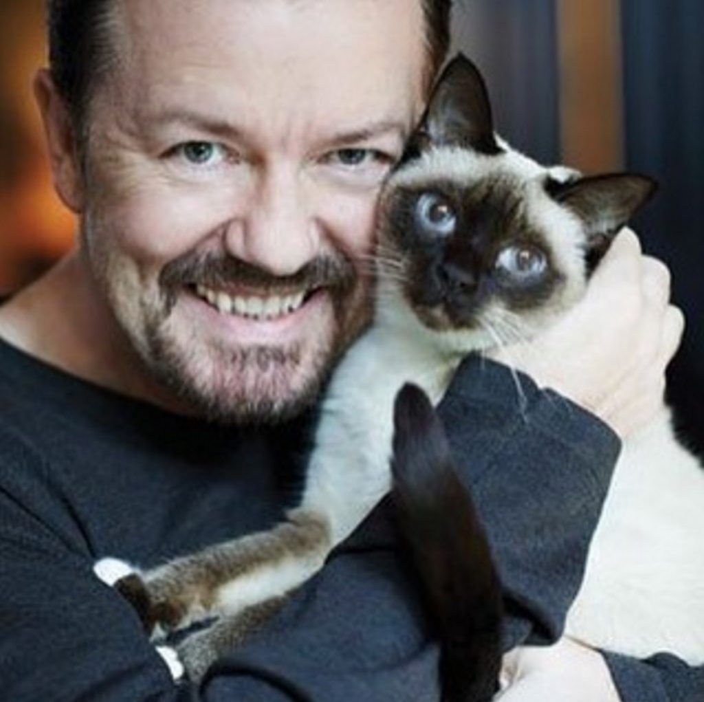 Ricky Gervais slavne osobe koje izgledaju poput svojih kućnih ljubimaca