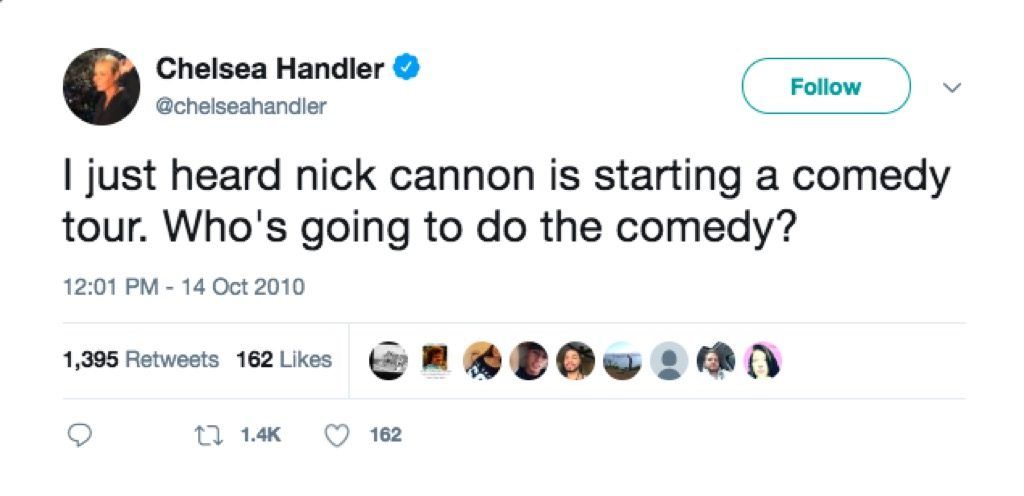 Chelsea Handler vrijeđa Nicka Cannona na Twitteru