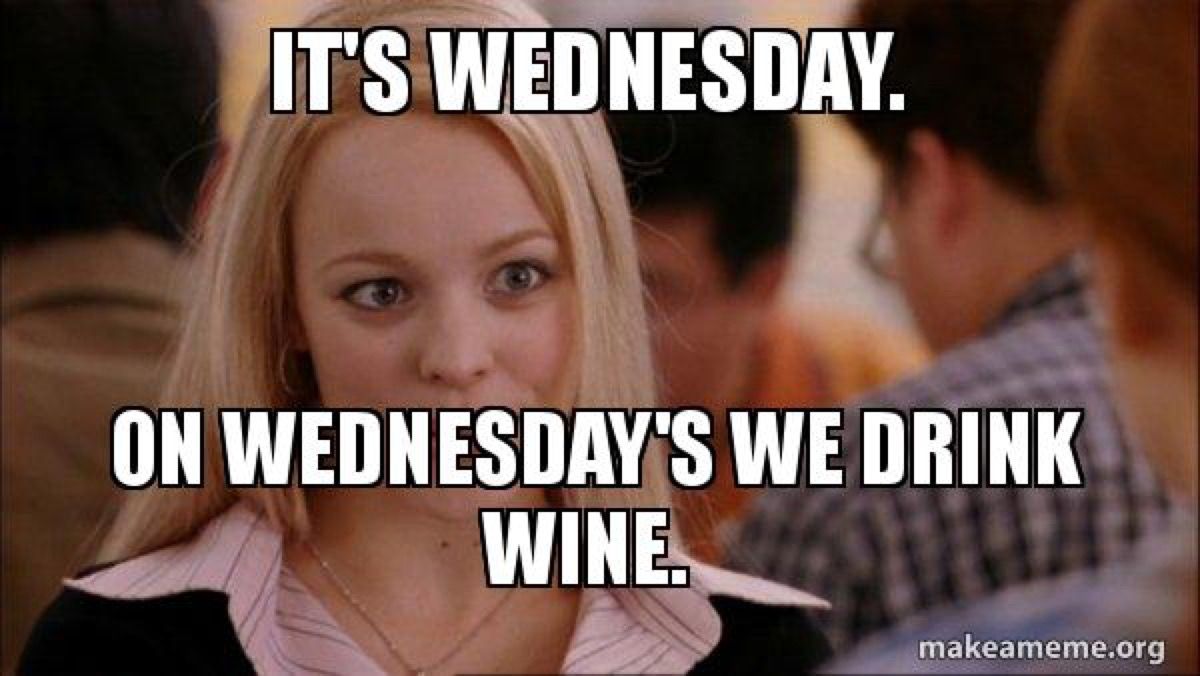 trečiadienį geriame vyną, kupros dienos memus