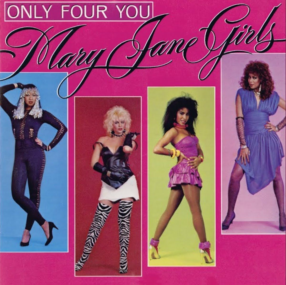 Mary Jane tyttöjen levykansi vain neljästä sinusta
