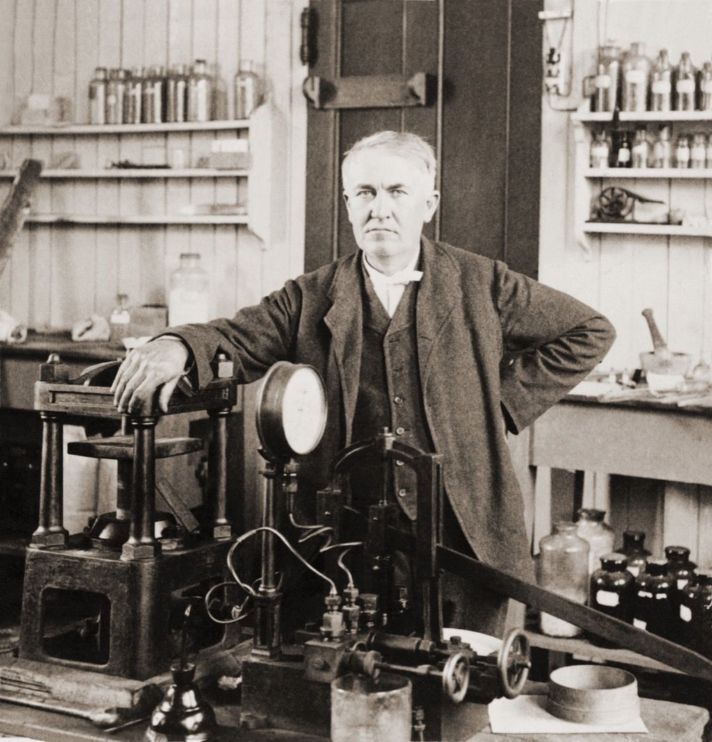 Inventor estadounidense Thomas Edison