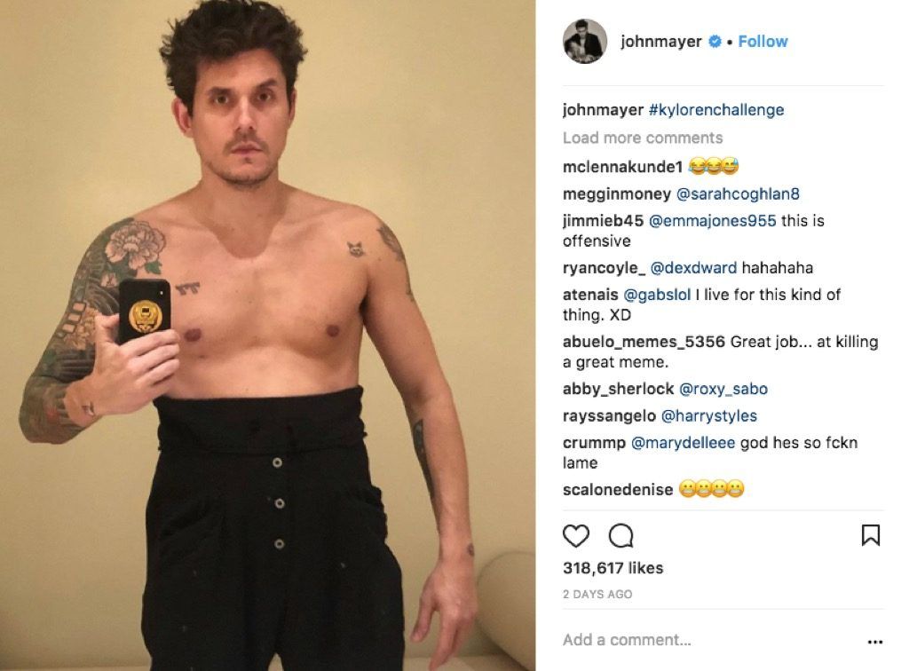 Todo el mundo va sin camisa como Kylo Ren en Instagram