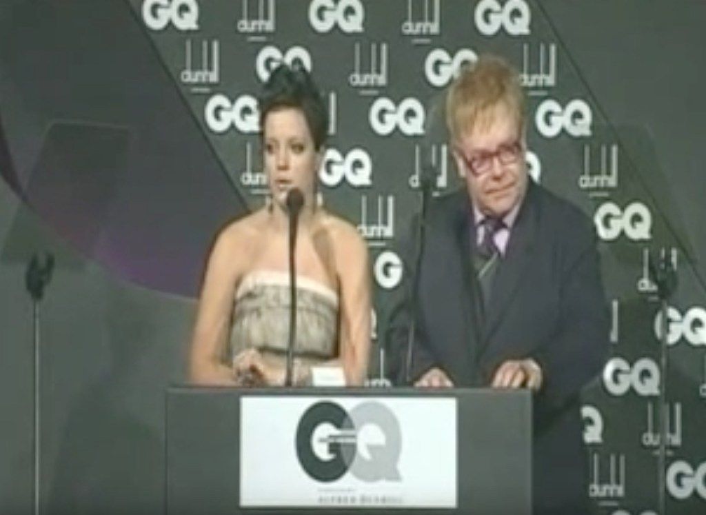 Lily Allen Elton John GQ Awards kjendispriser
