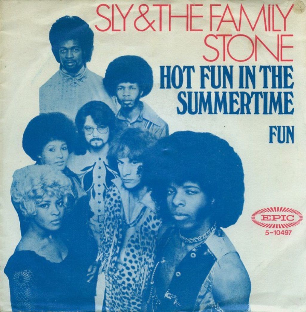 Sly ja perhekivi hauskaa kesällä single cover, 50 kappaletta 1969