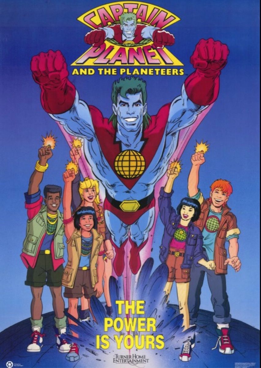 Captain Planet, saker som bara 90-talet barn kommer ihåg