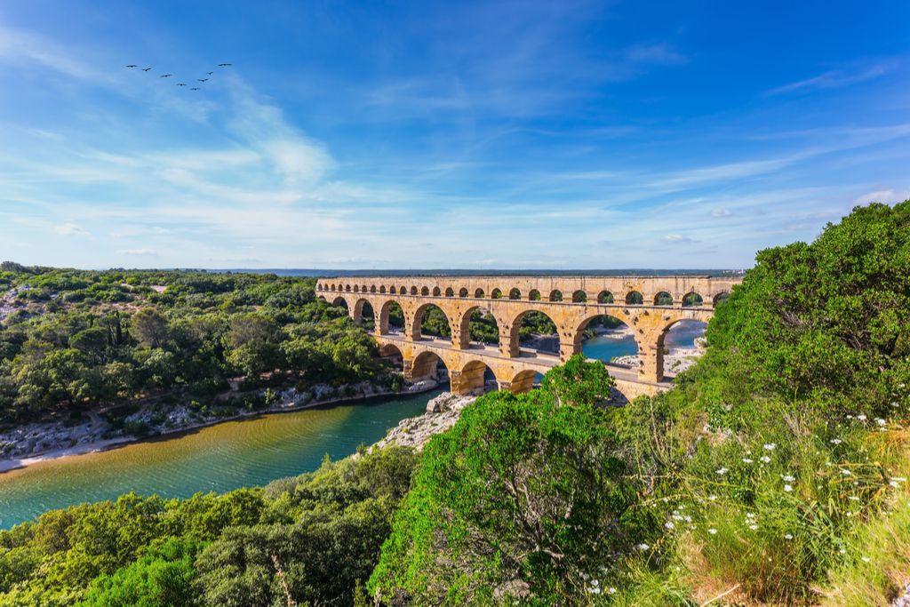 Pont du Gard France Preguntas triviales de persecución