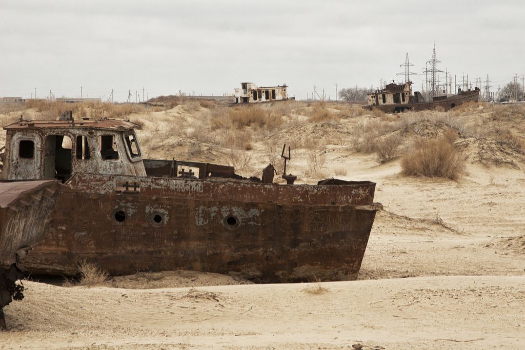 Preguntas de persecución trivial del mar de Aral