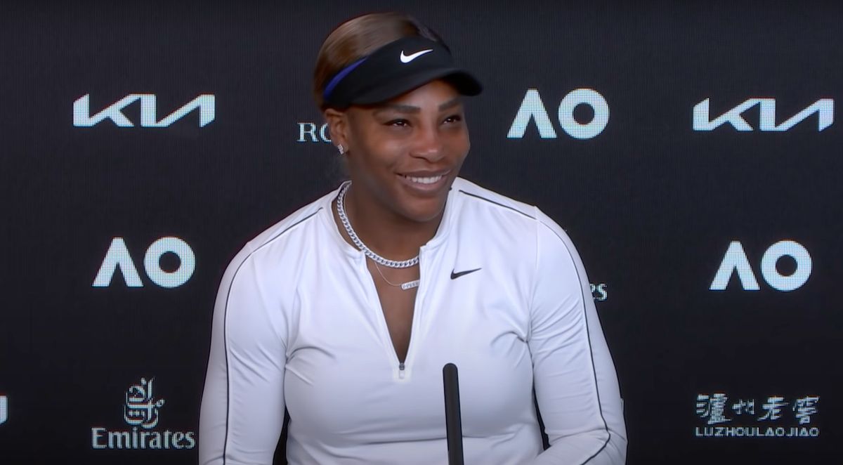 Serena Williams họp báo 1