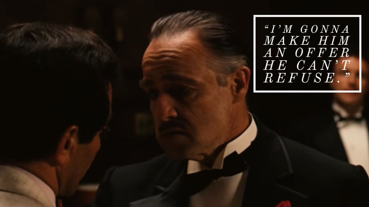 Het citaat van de film The Godfather