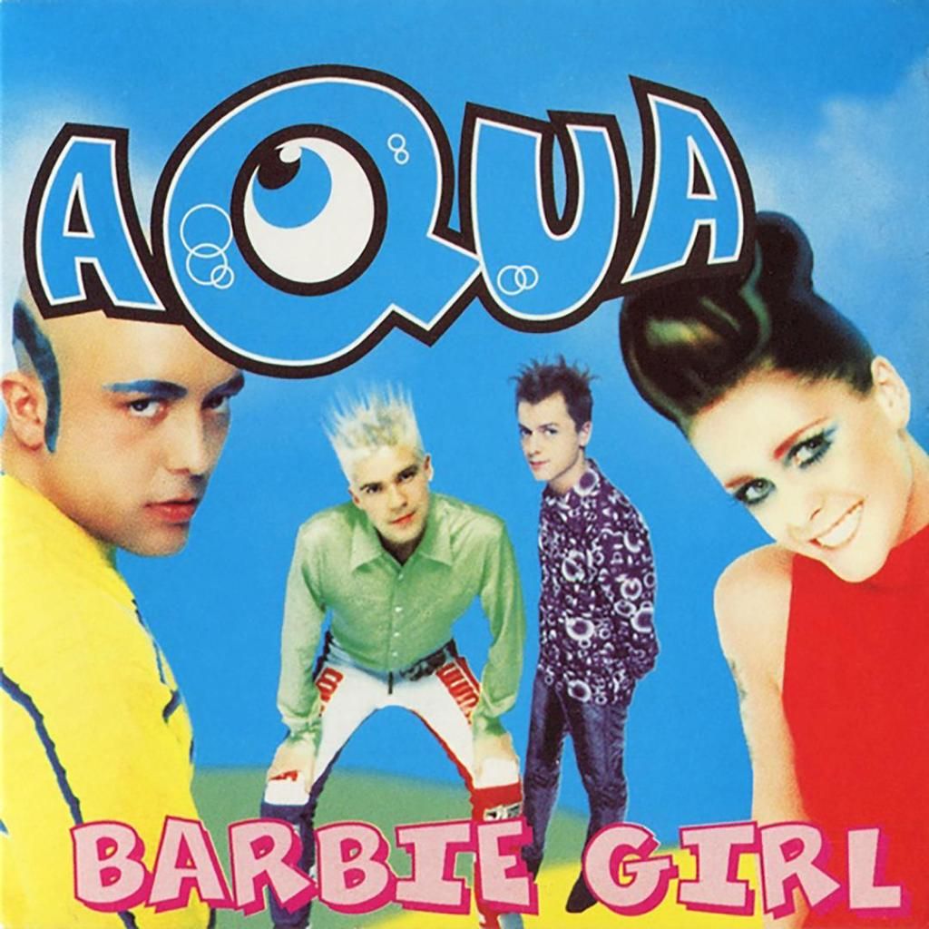 Akvamarínová singl Barbie Girl, hit z 90. let