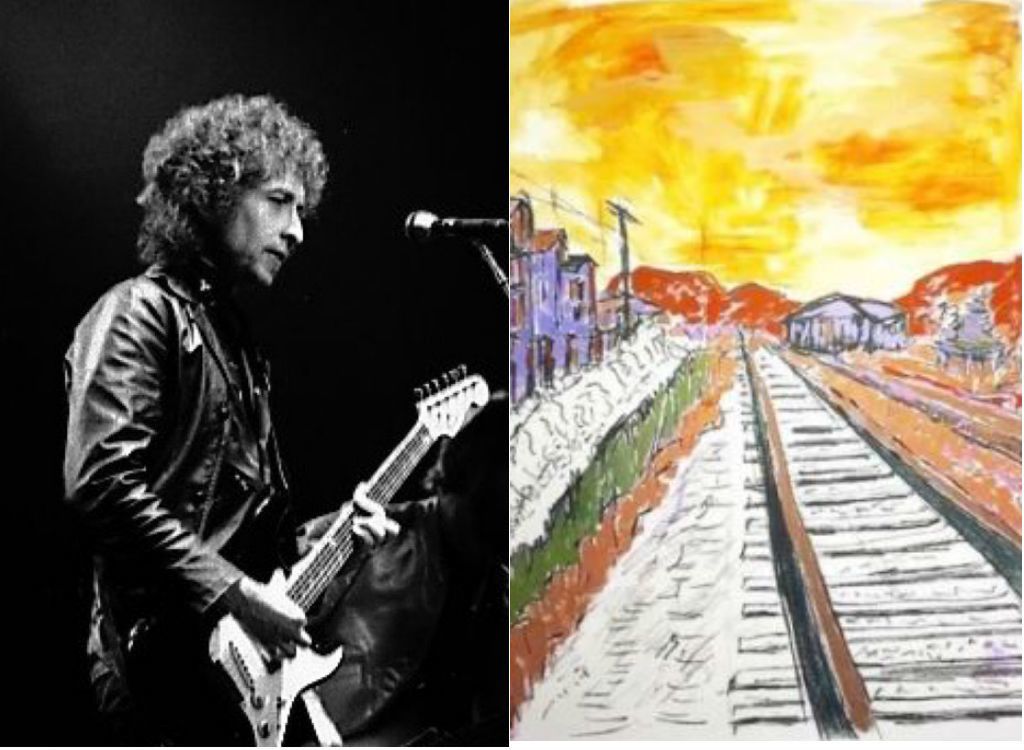 ภาพวาด Bob Dylan