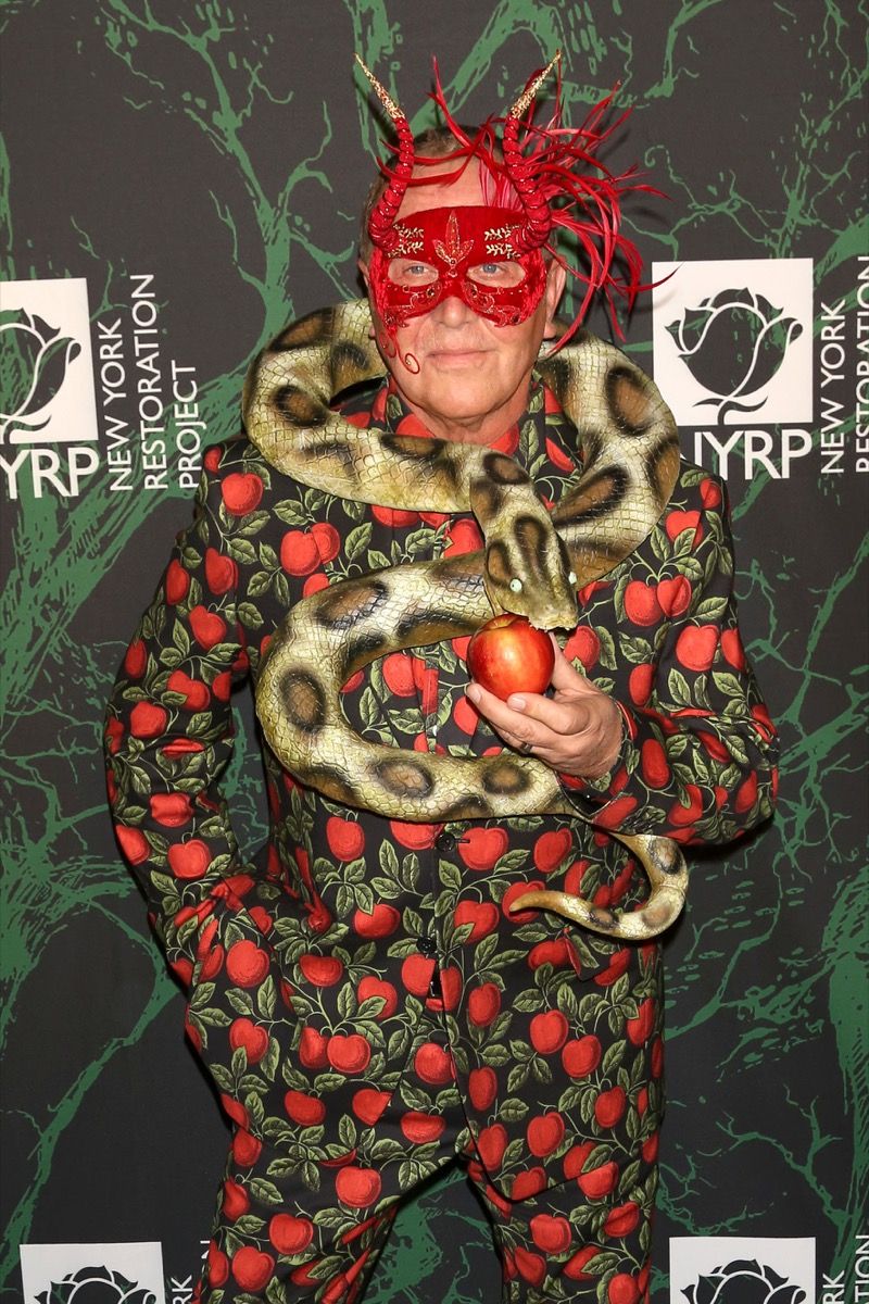 Michael Kors como o jardim dos trajes de Halloween das celebridades do éden