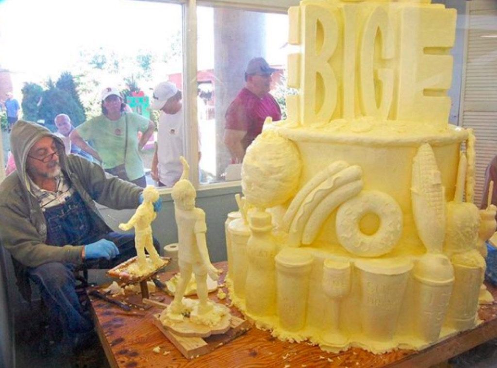 Targi rzeźby masła Big E