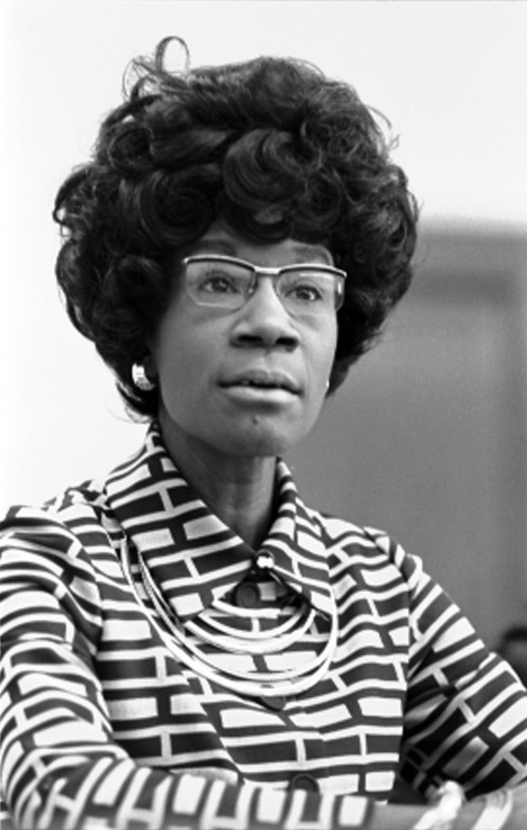 Shirley Chisholm, politiko ir pilietinių teisių lyderio portretas