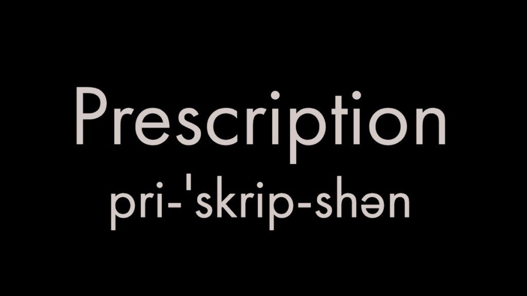 Cómo pronunciar prescripción