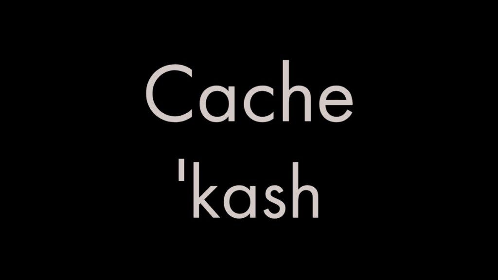Como pronunciar a palavra cache