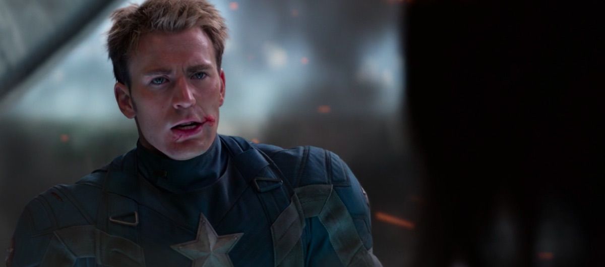 Chris Evans en Capitán América: El soldado de invierno