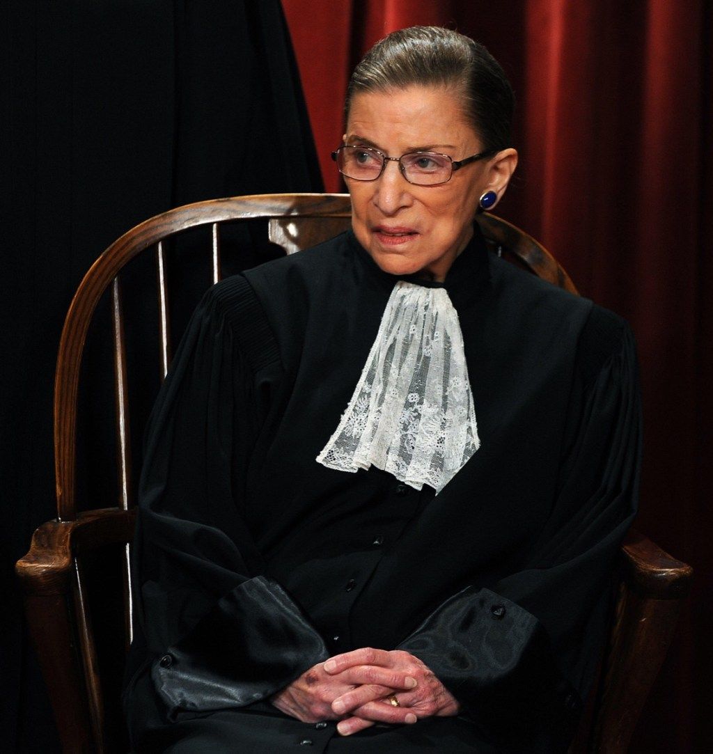 Ruth Bader Ginsburg, teisėja Ruth Bader Ginsburg ir JAV Aukščiausiojo teismo teisėjai